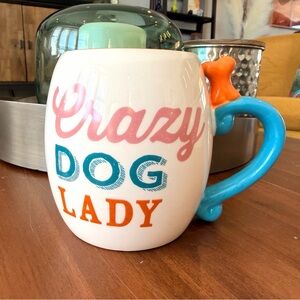 Colorful 'Crazy Dog Lady' Mug